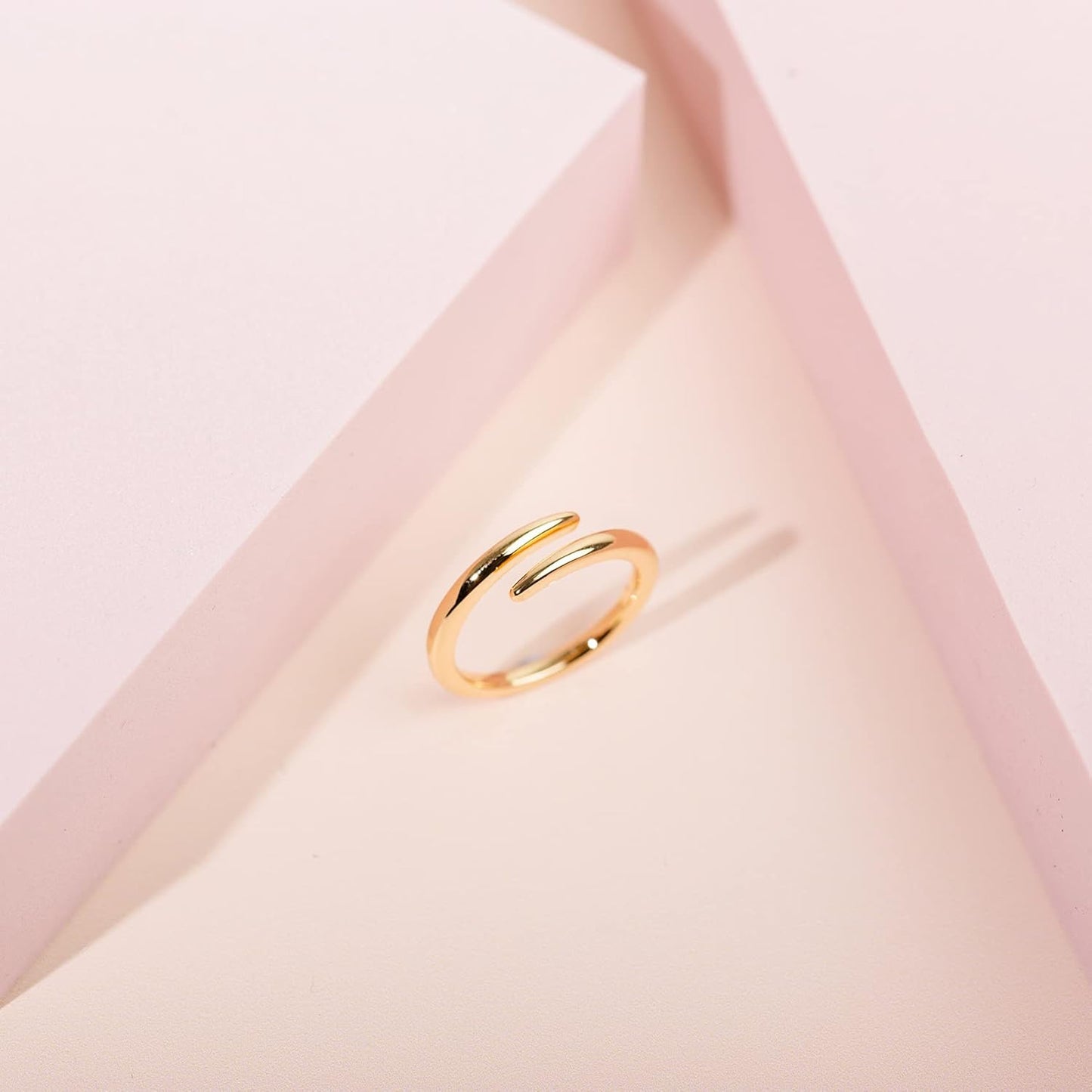 Plated Open Twist Eternity 14K Gold