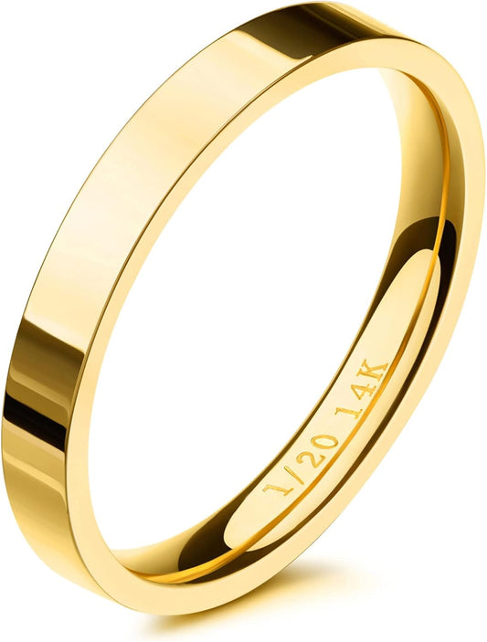 3Mm 14K Gold Filled Rings 