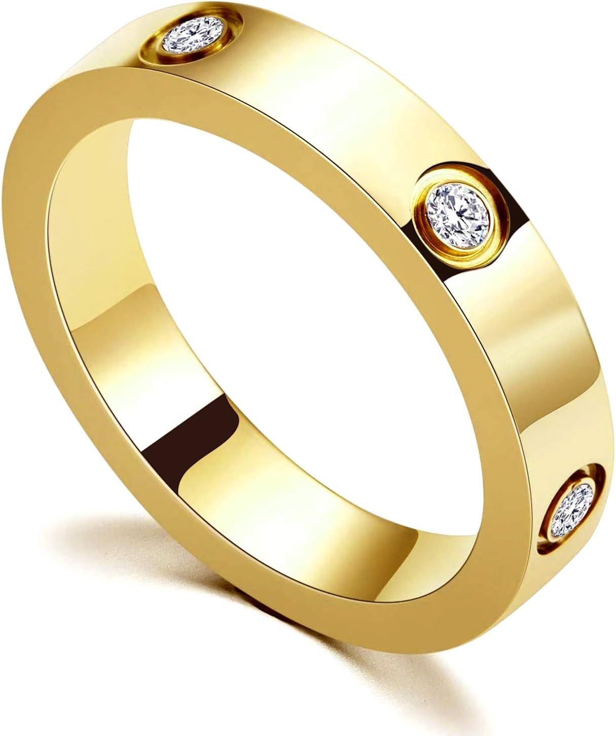 Love Friendship Ring 18K Gold Silver 