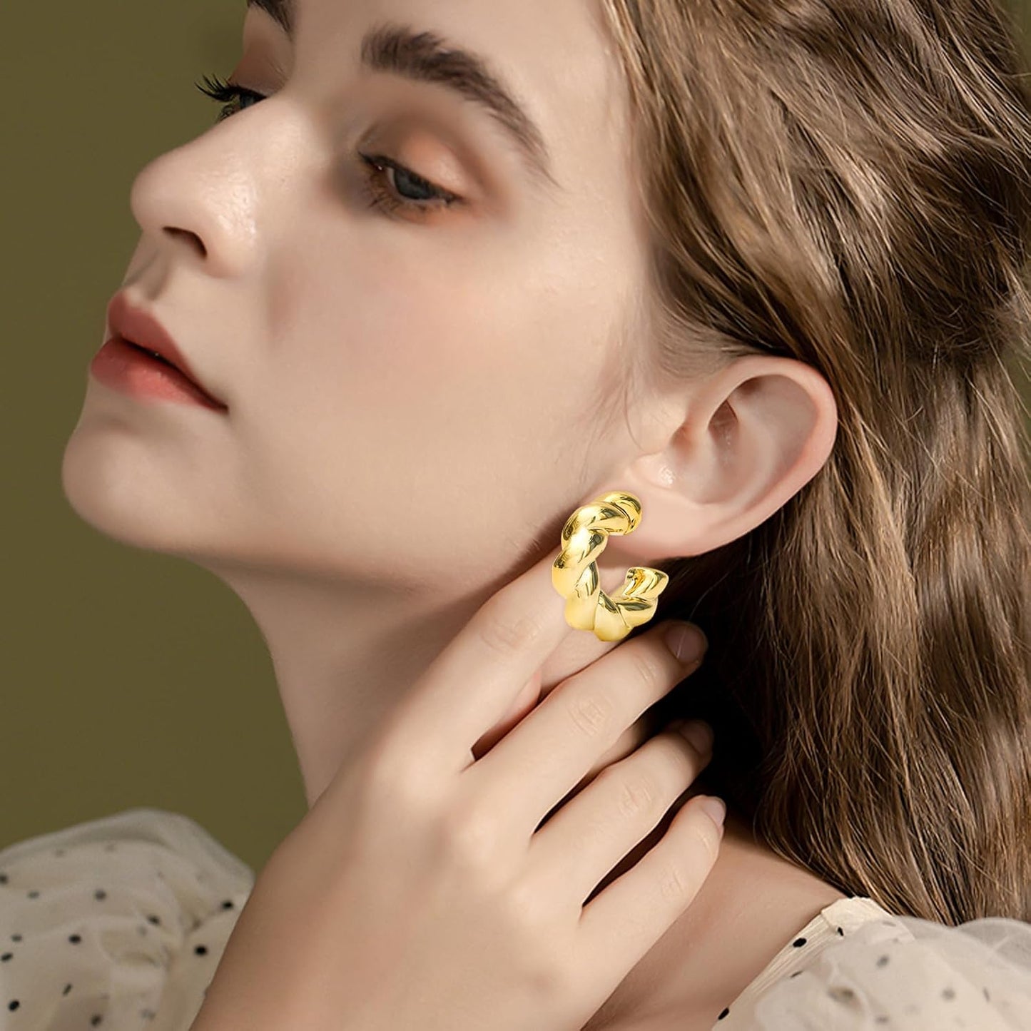 9 Pairs Stainless Steel Hoop Earrings for Men Hypoallergenic Earring Huggie Cartilage Earring Set Gold Silver Black Small Hoop Earrings for Women Men